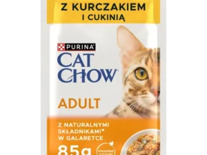 Cat Chow Adult Kurczak z cukinią w galaretce – mokra karma dla kotów