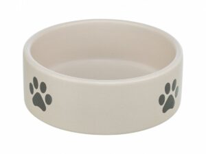 Miska ceramiczna motyw łapki jasnoszary 1,6L 20cm