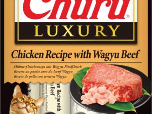 Inaba Cat Churu Luxury Chicken Wagyu Beef 4 x 14g