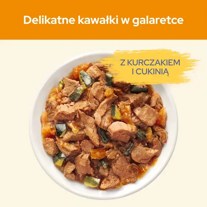 Cat Chow Adult Kurczak z cukinią w galaretce – mokra karma dla kotów - obrazek 6