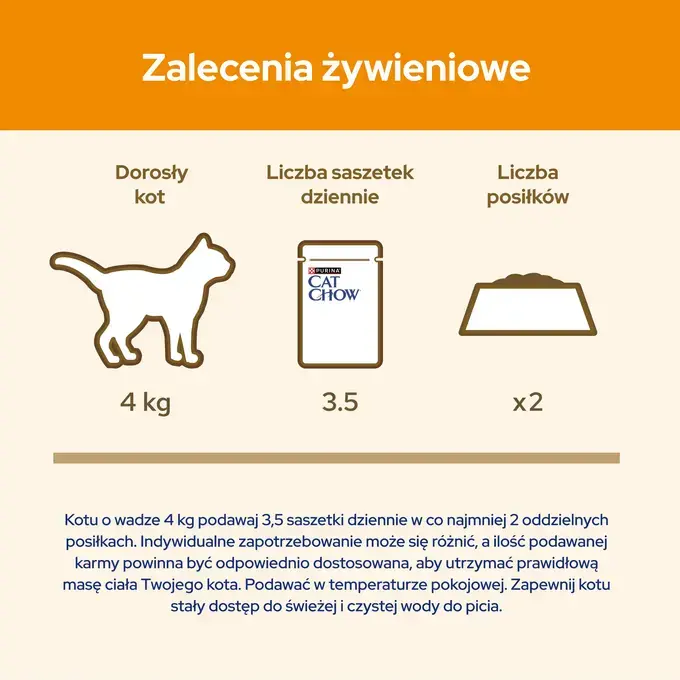 Cat Chow Adult Łosoś z fasolką w galaretce – mokra karma dla kotów 85g - obrazek 4