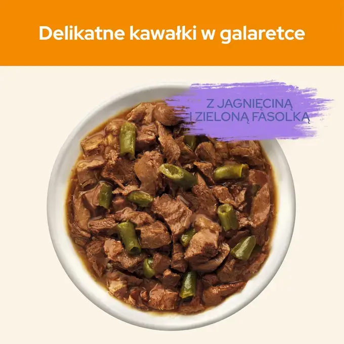Cat Chow Adult Jagnięcina z fasolką w sosie – mokra karma dla kotów 85g - obrazek 6