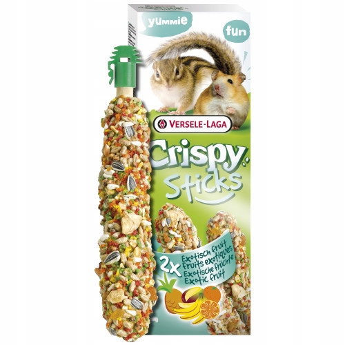 VL-Crispy Sticks Hamsters-Squirrels Exotic Fruit 110g - 2 kolby owoce egzotyczne dla chomików i wiewiórek