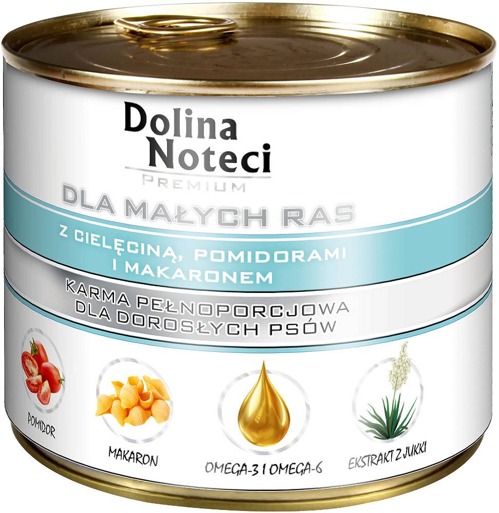 Dolina Noteci Premium Cielęcina z pomidorami i makaronem 185g