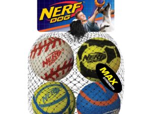 NerfDog Piłki tenisowe 4szt.