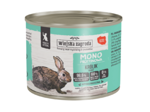 Karma mokra dla kota Wiejska Zagroda Królik monoproteinowa 200 g (kociak)