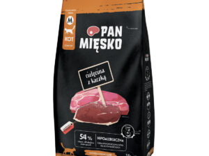 Pan Mięsko Hipoalergiczna Karma Sucha dla kota Cielęcina z kaczką 1,6kg M