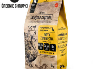 Karma sucha dla psa Wiejska Zagroda Indyk z jagnięciną M 2 kg