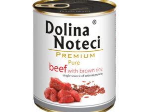 Dolina Noteci Premium Pure bogata w wołowinę z ryżem brązowym 800 g