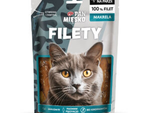 Pan Mięsko Przysmak dla kota Filety Makrela 100g