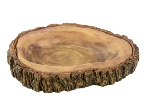 Terra Natura miska do terrarium imitująca drewno 9cm
