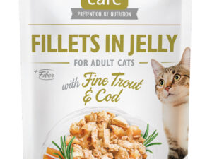 Brit Care Cat Fillets in Jelly pstrąg i dorsz 85 g