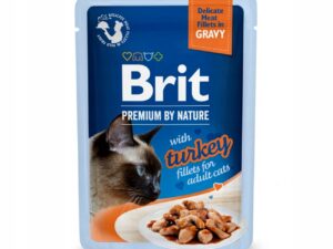 Brit Premium by Nature Cat Delicate Fillets in Gravy for Sterilised Kurczak 85g