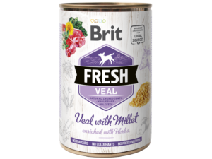 Brit Fresh, cielęcina i proso, 400 g