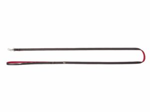 DINGO Smycz miejska BASIC 1,6 x 130 czarno-czerwona
