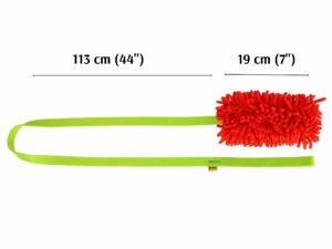 DINGO Szarpak MOP na długiej taśmie czerwony  130cm