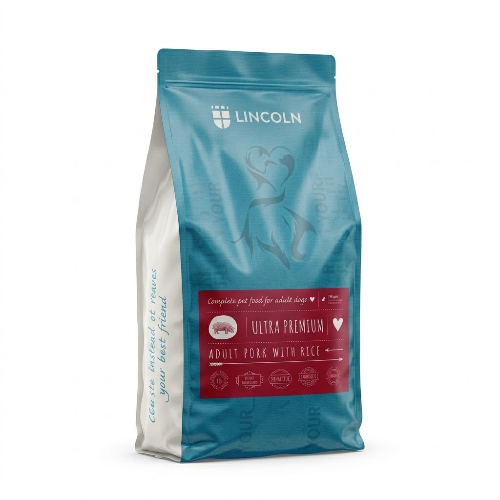Lincoln Karma Sucha dla ras średnich i dużych Wieprzowina z Ryżem 12kg