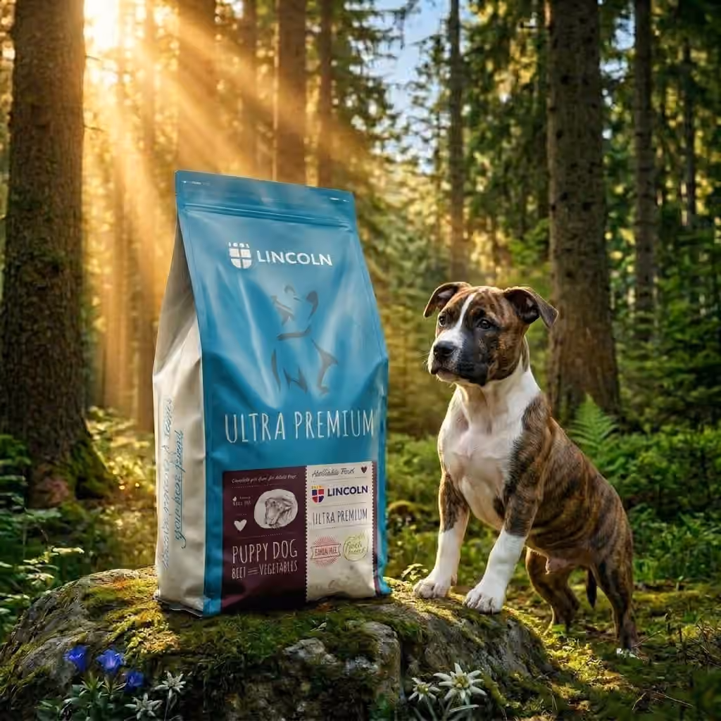 Lincoln Karma Sucha dla Szczeniąt Wołowina z Warzywami 9,5kg